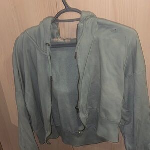 Women's Casual green Zip-Up Jacket
